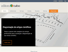 Tablet Screenshot of editoracubo.com.br